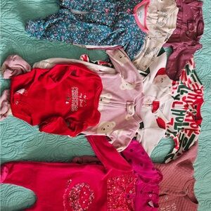 Assorted Baby Onesies and Outfits (10 in total)
